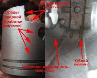 Мотоциклы: новые поршни а правый не работает