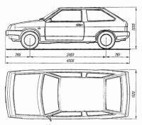  ВАЗ 2108: рисунок