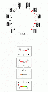  ВАЗ 2108: Наклейки на спидометр ваз 2108 для низкой торпеды