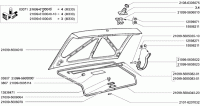  ВАЗ: Крышка багажника 21099