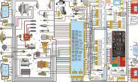  ВАЗ: Электрическая схема низкой панели