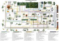  ВАЗ: Цвета проводки на схеме